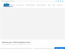Tablet Screenshot of mywarrantyrefund.com